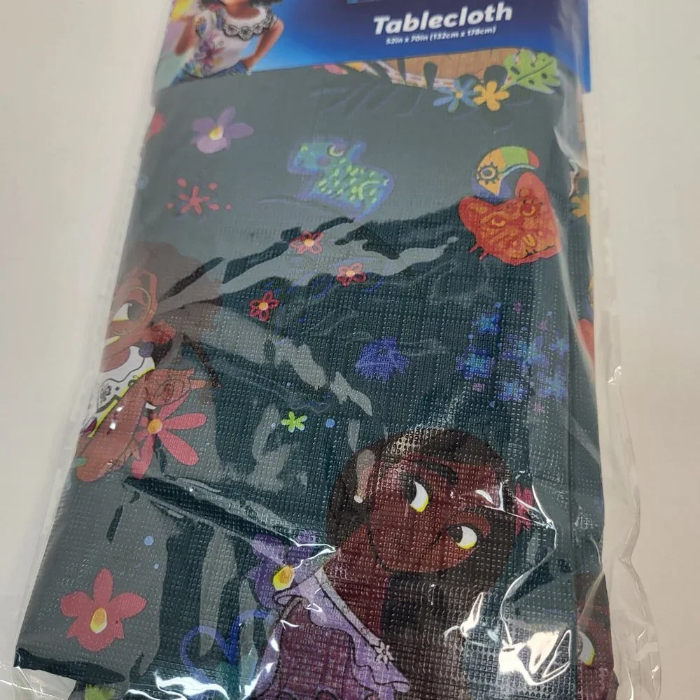 New Disney Encanto Tablecloth 52in x 70in Mirabel‎ Flowers Table Cover Party
